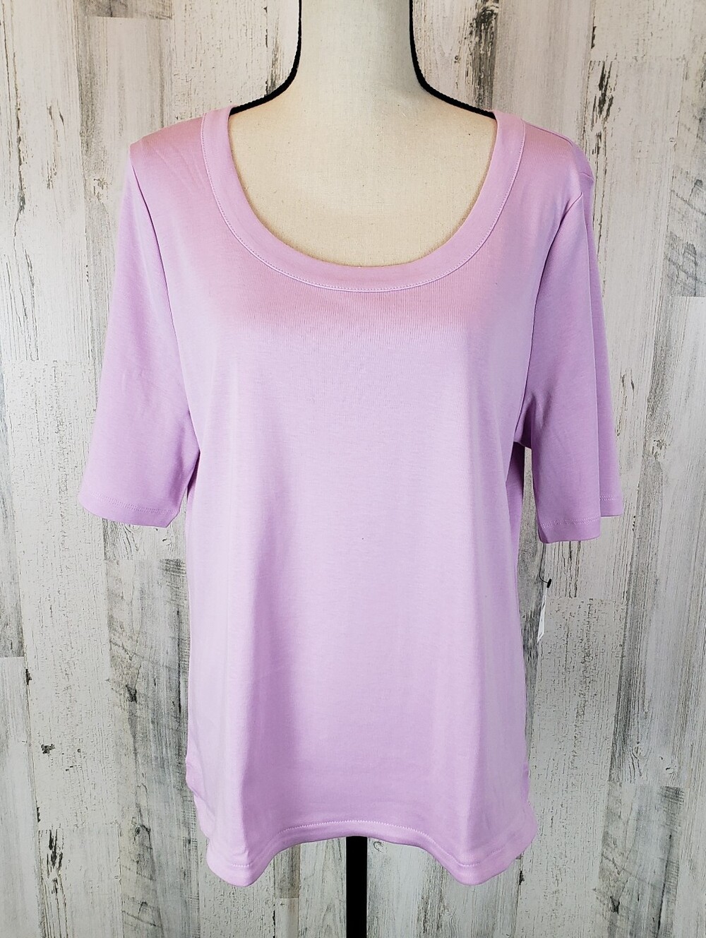 Talbots Short Sleeve Scoop Neck Tee Size XL